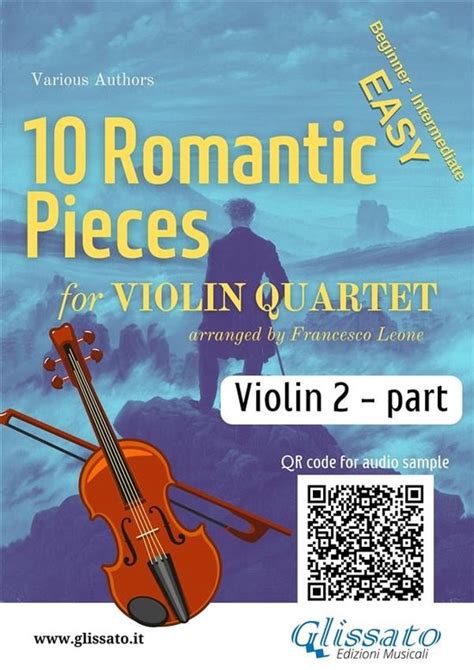 10 Romantic Pieces Cello Quartet SCORE Easy
